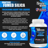 Crafters Fumed Silica Thickening Agent for liquids and epoxy resin - 1 Gallon