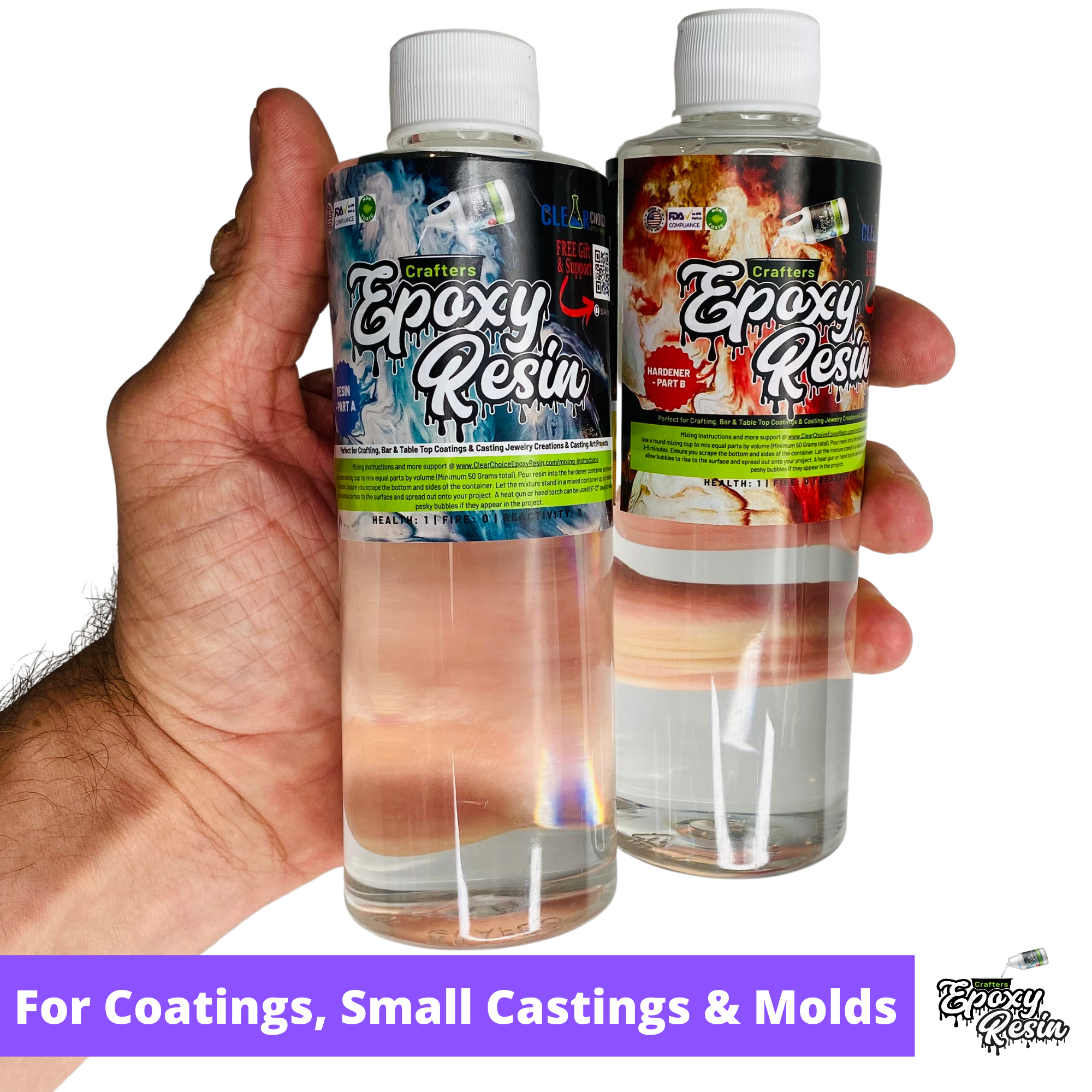 Clear High Quality Epoxy Resin Designed for Coatings and Small