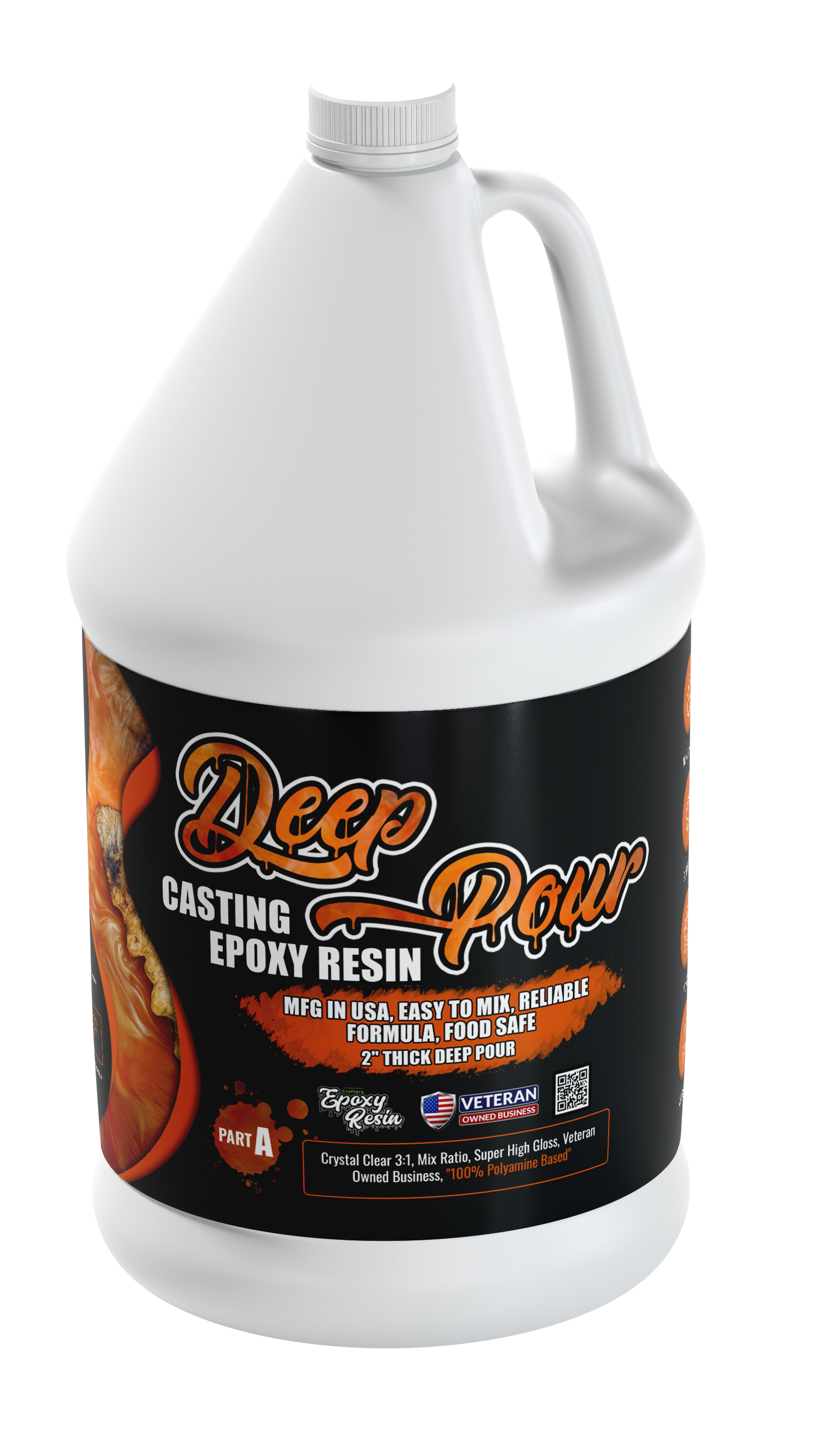 Crafters Deep Epoxy for custom wood working, river tables and encapsulations | Clear