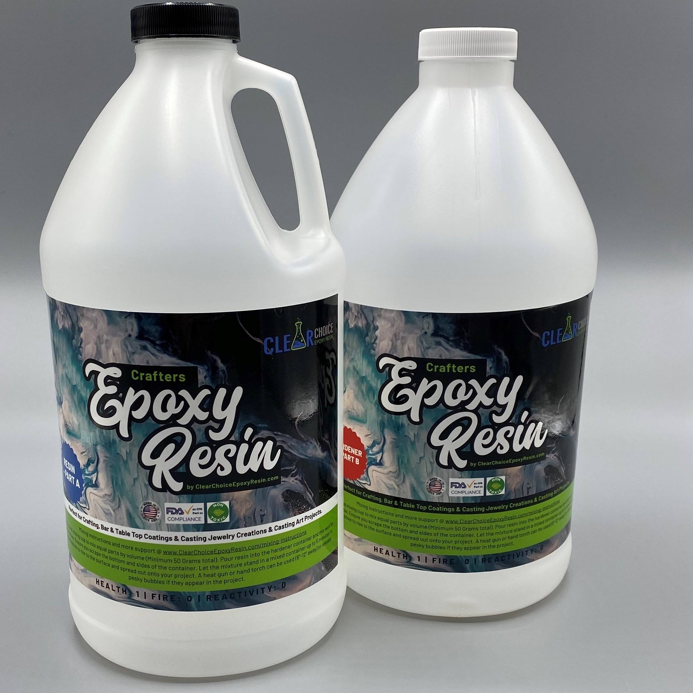 Crafters Clear Epoxy Resin for Coatings, Mixing Pigments, Industrial G –  Clear Choice Epoxy Resin