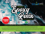 Crafters Clear Epoxy Resin for Coatings, Mixing Pigments, Industrial Grade Epoxy Resin